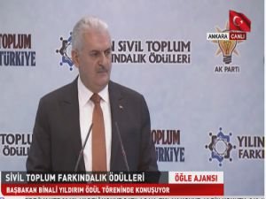 Başbakan konuşuyor...