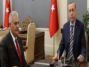 Erdoğan ile Yıldırım bir araya geldi