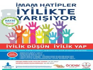 İmam Hatipler İyilikte Yarışıyor