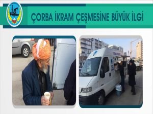 Çorba ikram çeşmesine büyük ilgi