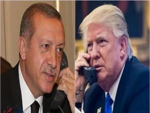 Cumhurbaşkanı Erdoğan Trump ile görüştü