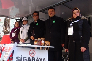 Bingöl’de sigara bırakma standı açıldı