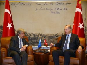 Cumhurbaşkanı Erdoğan, Guterres'i kabul etti