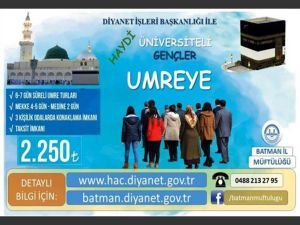 Üniversite öğrencilerine yönelik umre turları