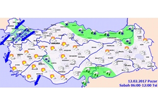 Türkiye genelinde hava durumu