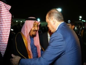 Erdoğan Suudi Arabistan'da