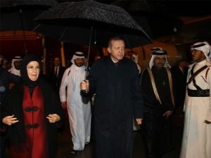 Cumhurbaşkanı Erdoğan Katar’da