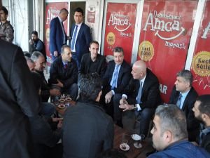 Başkan Aksoy, esnafla bir araya geldi