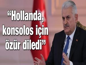 Yıldırım: Hollanda, konsolos için özür diledi