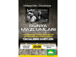 HÜDA PAR’dan ‘Halepçe Katliamı’ etkinliğine davet