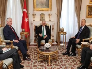 Başbakan Yıldırım, Rex Tillerson'ı kabul etti