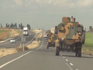Suriye sınırına askeri sevkiyat