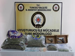 Tunceli'de uyuşturucu operasyonu