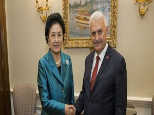 Başbakan Yıldırım, Liu’yu kabul etti