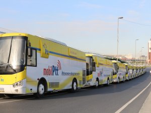 PTT Mobil Araçları Yollarda