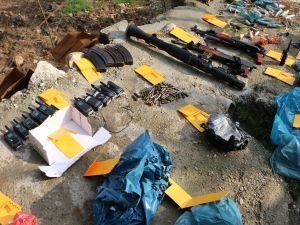 Şırnak Silopi’de çok miktarda mühimmat ele geçirildi