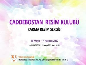 “Caddebostan Resim Kulübü Karma Resim Sergisi” Venüs Sanat Galerisi’nde