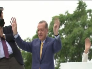 Cumhurbaşkanı Erdoğan Arene'da