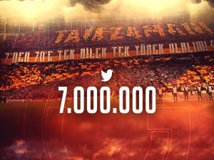 Galatasaray'ın Aslanları Twitter'de 7 Milyona ulaştı