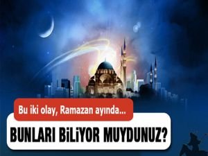 Bunları biliyor muydunuz?