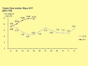 Mayıs ayı TÜFE rakamları açıklandı