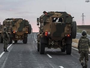 Askeri araca roketli saldırı