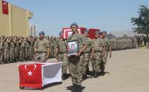 Mardin'de hayatını kaybeden asker memleketine uğurlandı