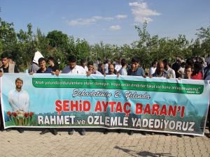 Şehid Aytaç Baran kabri başında anıldı