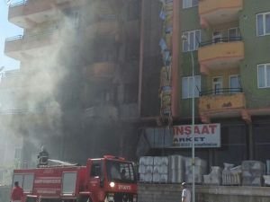 Gaziantep’te 5 katlı binada yangın