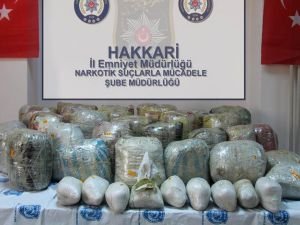 Hakkari'de 268 kilo uyuşturucu yakalandı