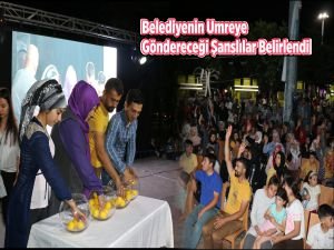 Belediyenin Umreye Göndereceği Şanslılar Belirlendi