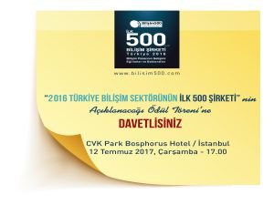 Bilişim 500 Ödülleri sahipleri ile buluşuyor