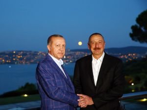 Cumhurbaşkanı Erdoğan, Aliyev ile görüştü
