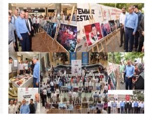 Vali Deniz, 15 Temmuz fotoğraf sergilerinin açılışını yaptı