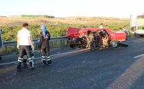 Gaziantep’te 2 otomobil kafa kafaya çarpıştı: 2 ölü 6 yaralı