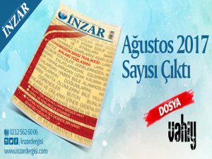 İnzar Dergisi Ağustos Sayısı Çıktı