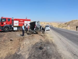 Adıyaman’daki iki ayrı kazada 2 kişi yaralandı