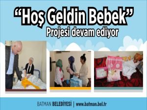 “Hoş Geldin Bebek” Projesi devam ediyor