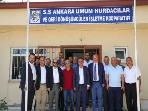 ATO Heyeti İvedik Hurdacılar Sitesi'ni Ziyaret Etti