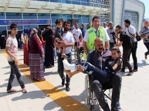 Traktör kazasında yaralanan çocuklar Mardin’e getirildi