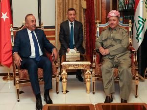 Barzani, Çavuşoğlu'na referandum gerekçelerini anlattı