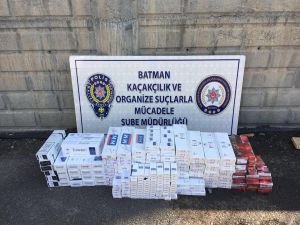 Batman’da esrar ve kaçak sigara ele geçirildi