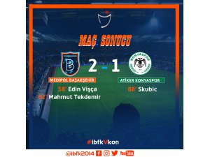 Başakşehir evinde kazanmasını bildi. 2-1