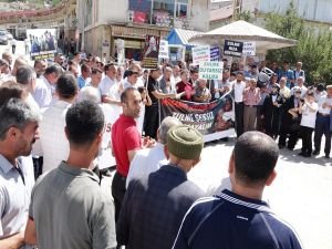 Bitlis'te Arakan'daki vahşet telin edildi