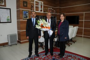 AFAD Müdürü Rektör Uluçam'ı ziyaret etti