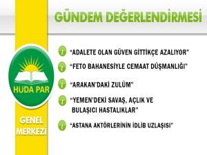 HÜDA PAR: Adalete Olan Güven Gittikçe Azalıyor!