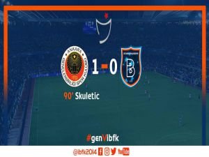 Başakşehir'e Ankara'da mağlup.1-0