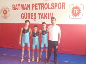 Batman'ın gururu güreşçiler artık olimpiyat merkezinde