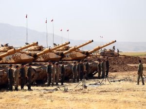 Habur Bölgesi'ndeki tatbikat 12'nci gününde devam ediyor