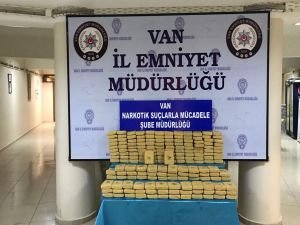 Van'da 96 kilo eroin ele geçirildi